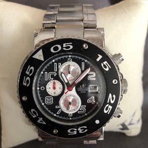 Adee Kaye Black Chronograph Watch